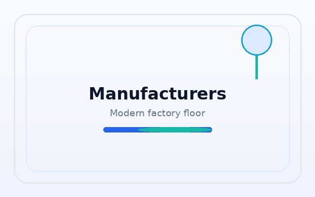 Modern Indian factory floor with automated production line